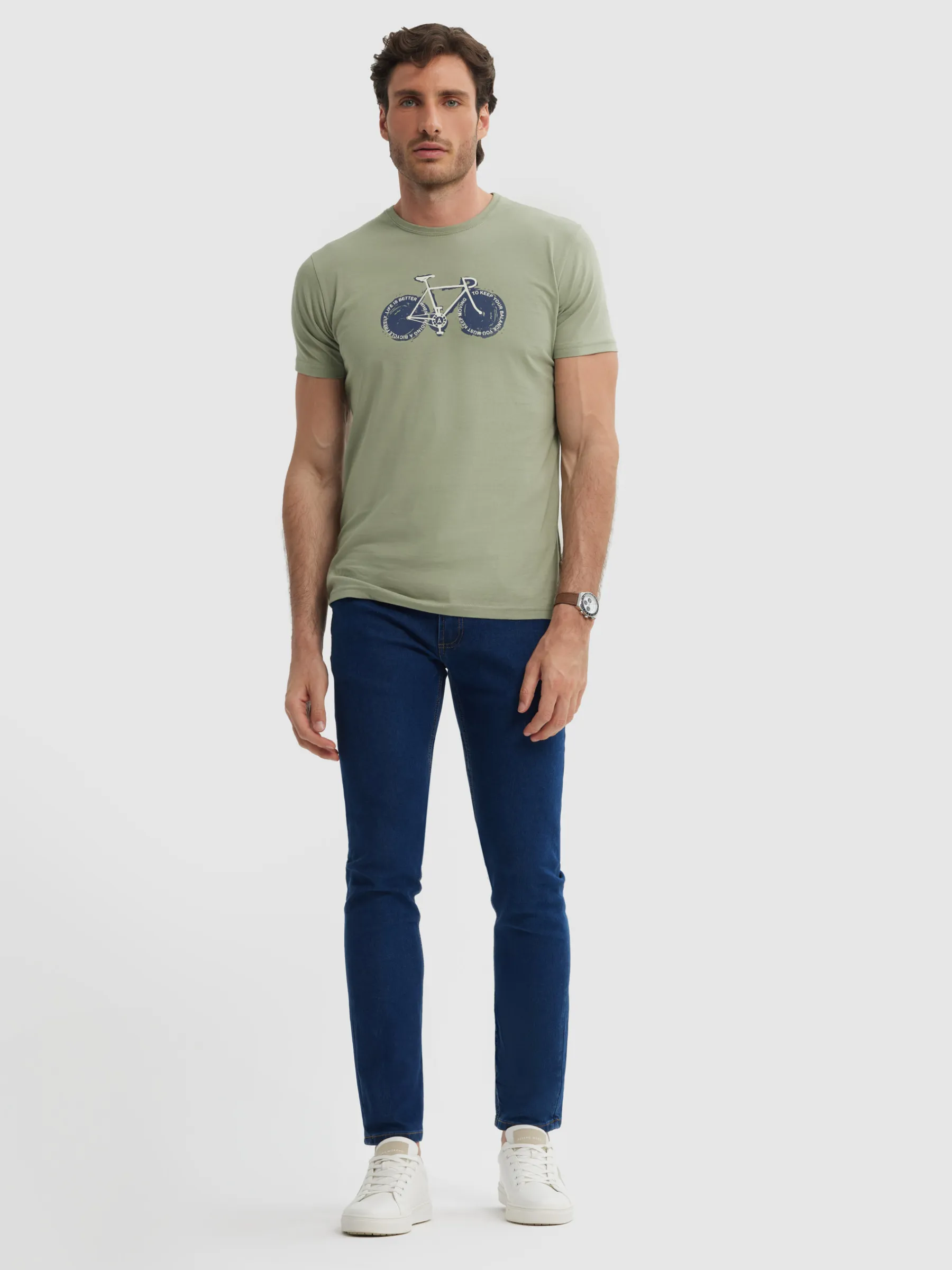 Hot DENIM SLIM BASICO Hombre Vaqueros