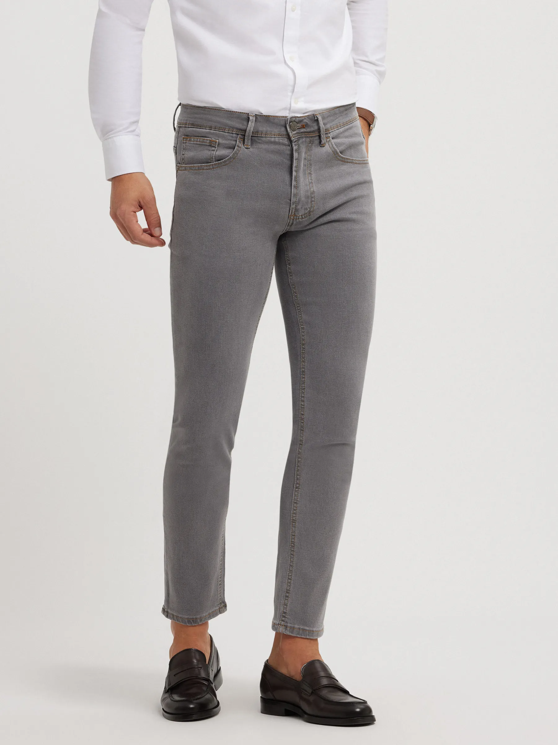Cheap DENIM SLIM BASICO Hombre Vaqueros