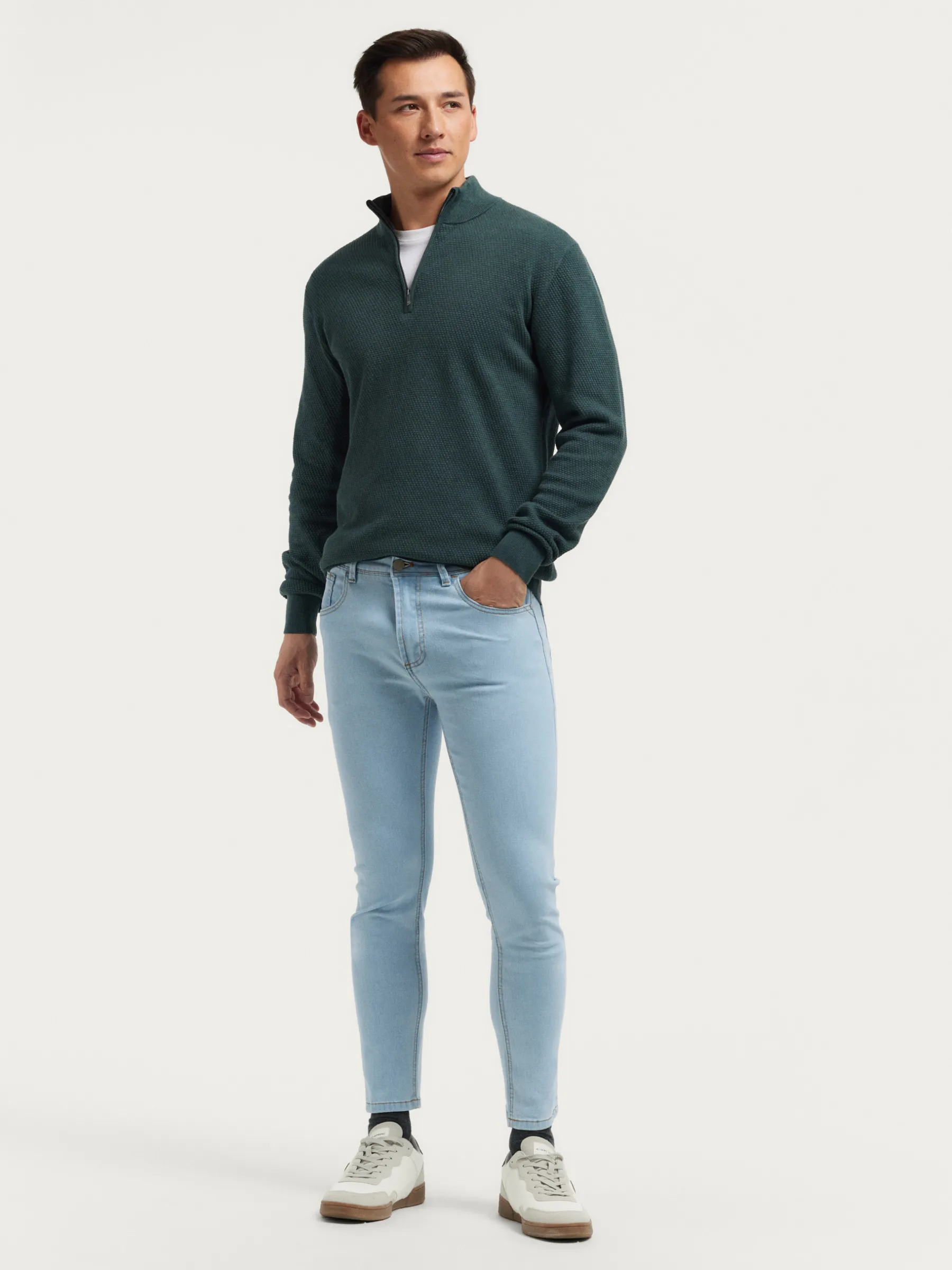 Cheap DENIM SUPER SKINNY Hombre Vaqueros