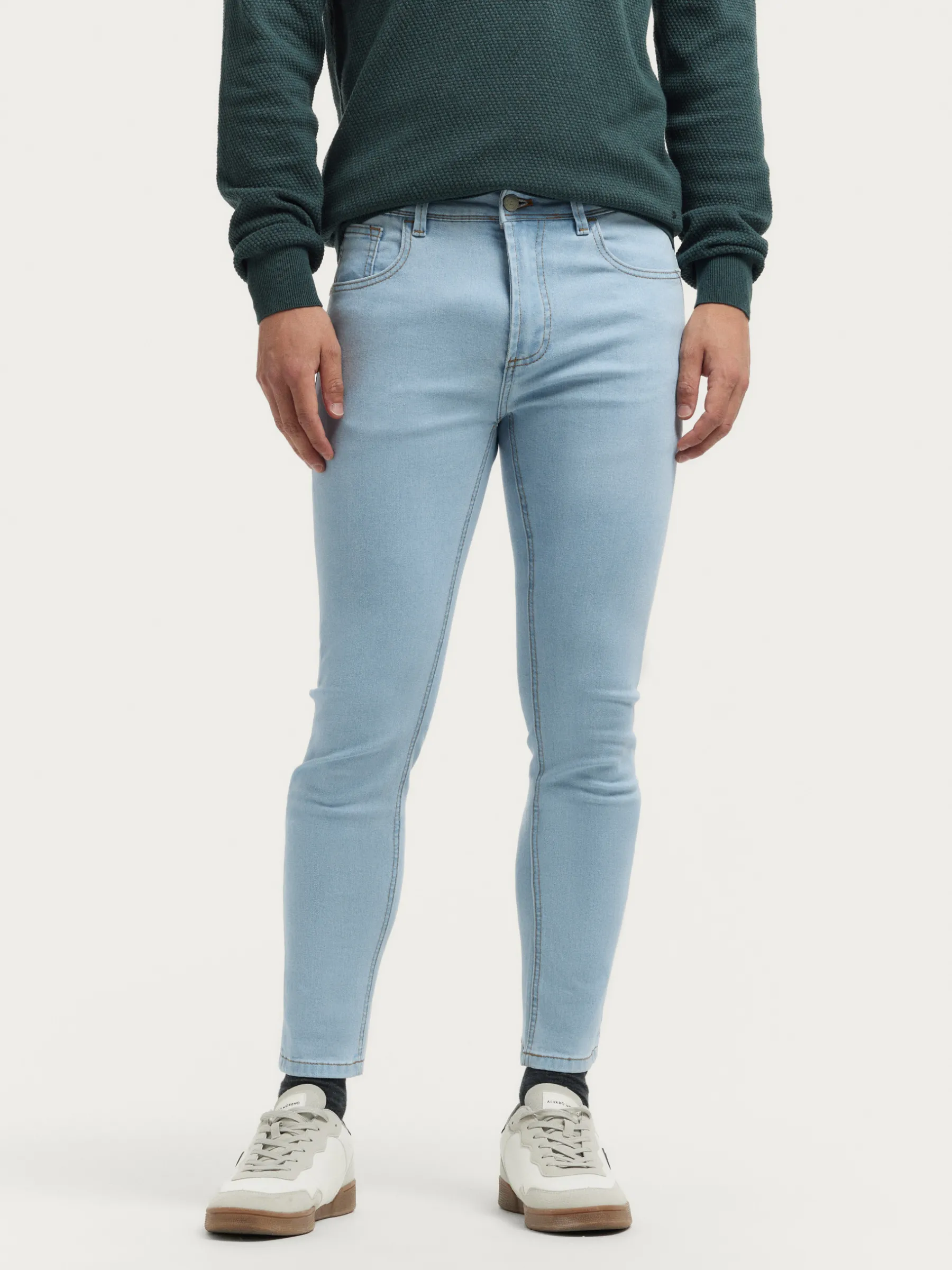 Cheap DENIM SUPER SKINNY Hombre Vaqueros
