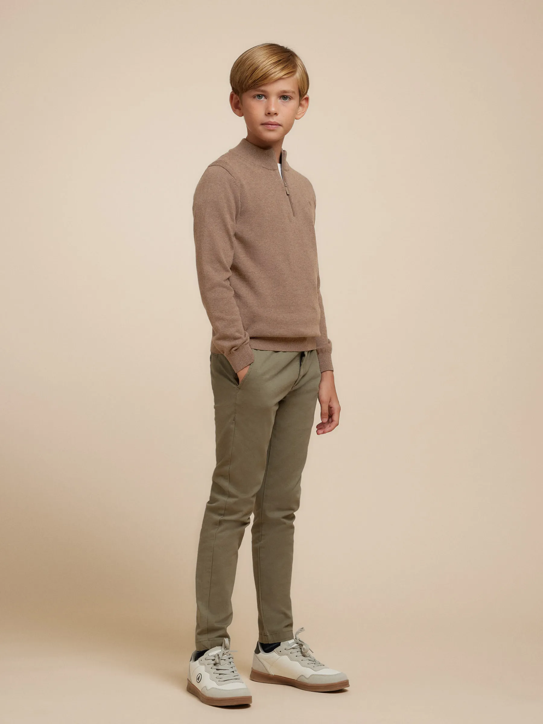 Outlet JERSEY LORENZO KIDS MARRÓN Jerséis