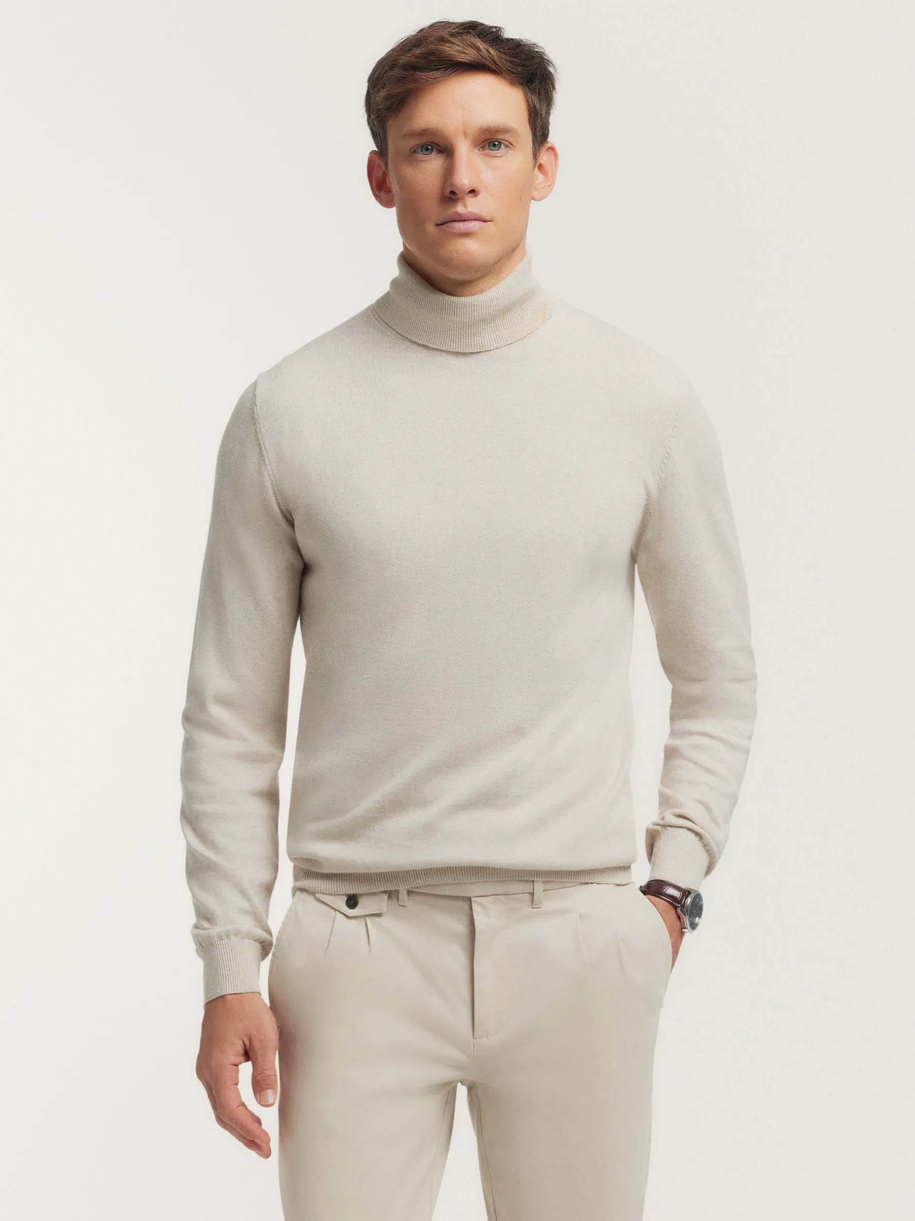 Cheap JERSEY ROLL COLLAR Hombre Jerséis