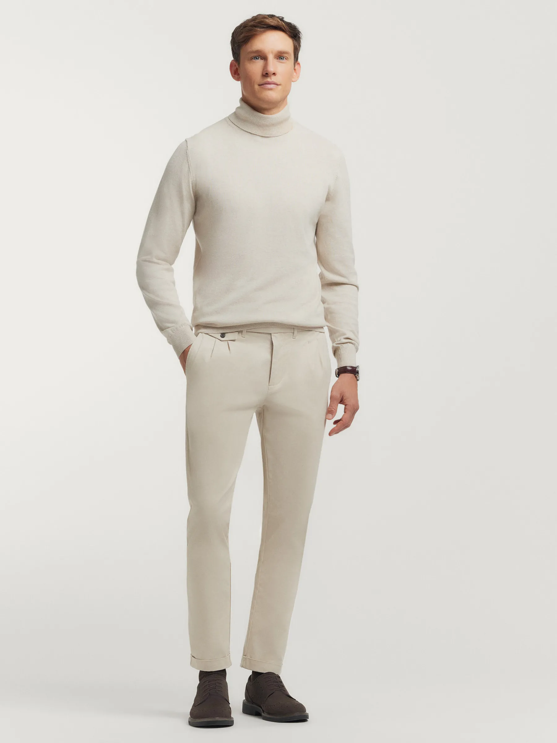 Cheap JERSEY ROLL COLLAR Hombre Jerséis