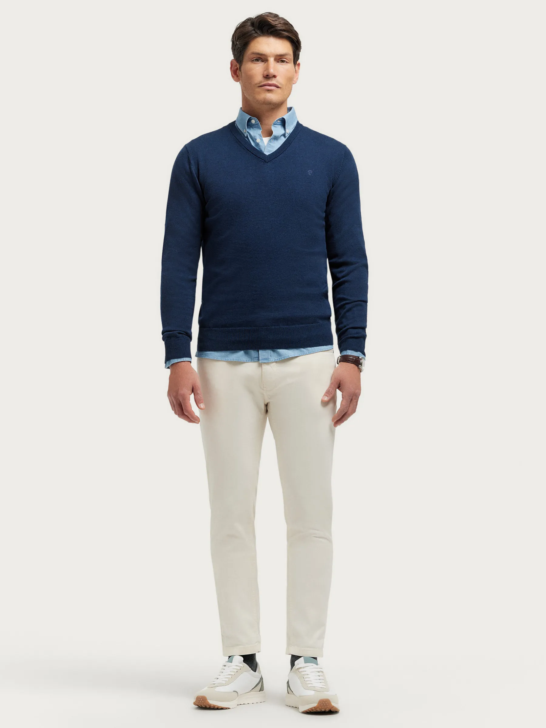 New JERSEY V-NECK TRENDY Hombre Jerséis