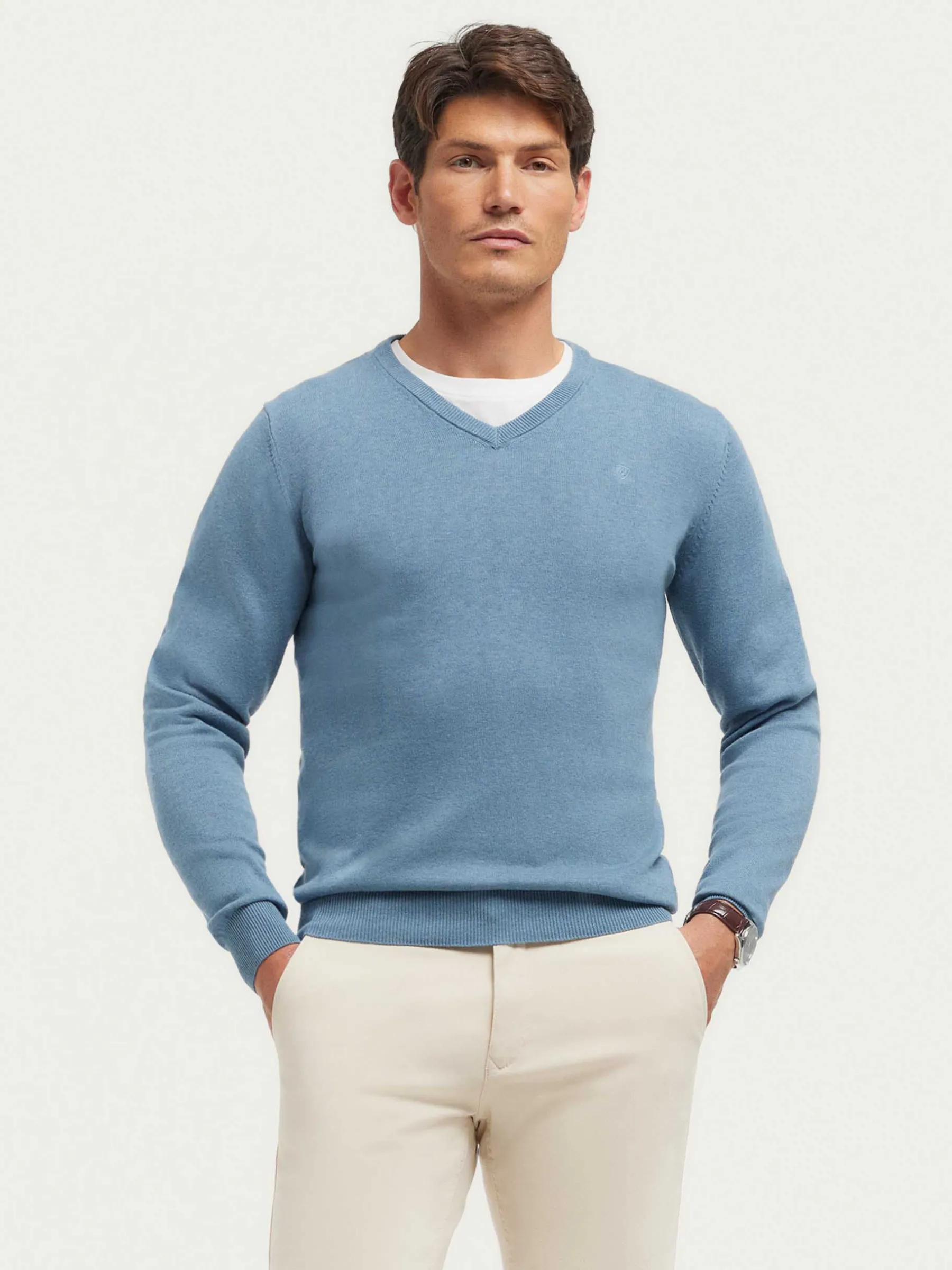 Clearance JERSEY V-NECK TRENDY Hombre Jerséis