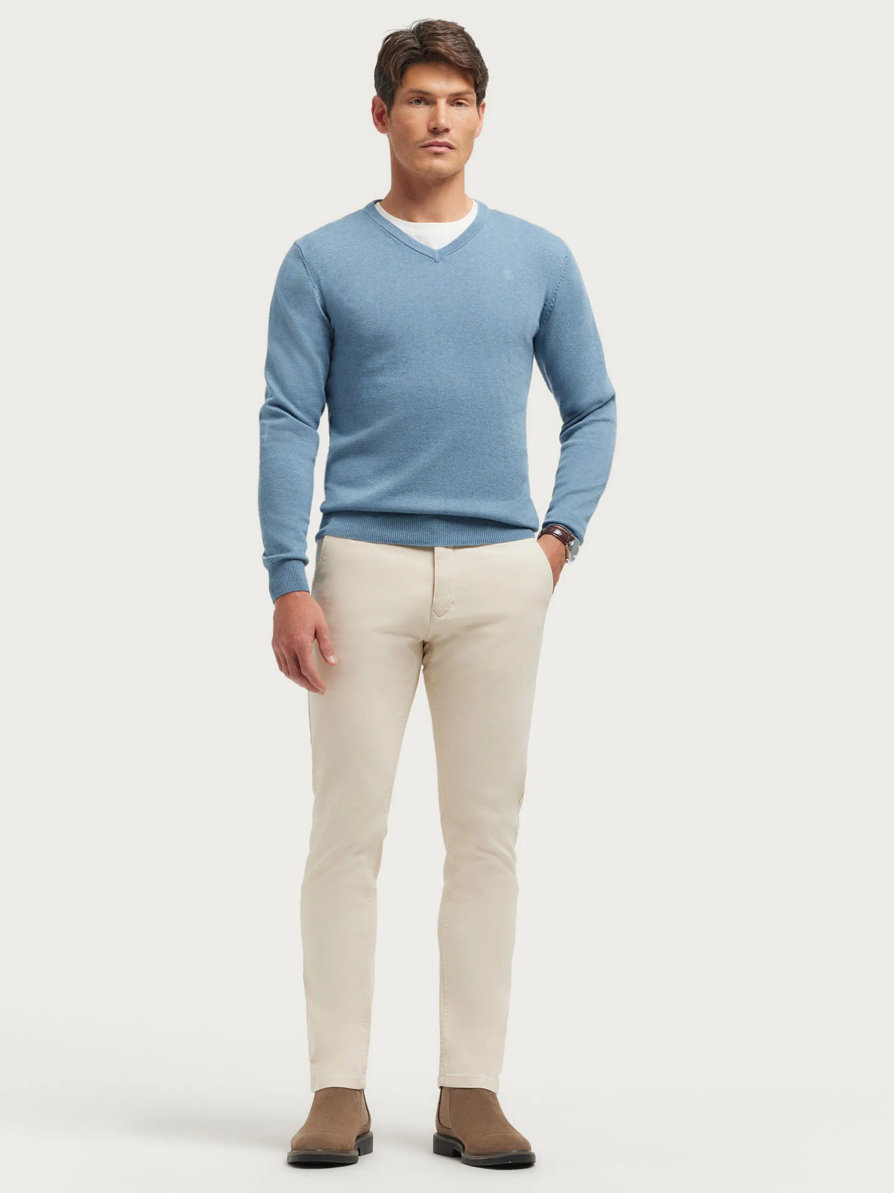 Clearance JERSEY V-NECK TRENDY Hombre Jerséis