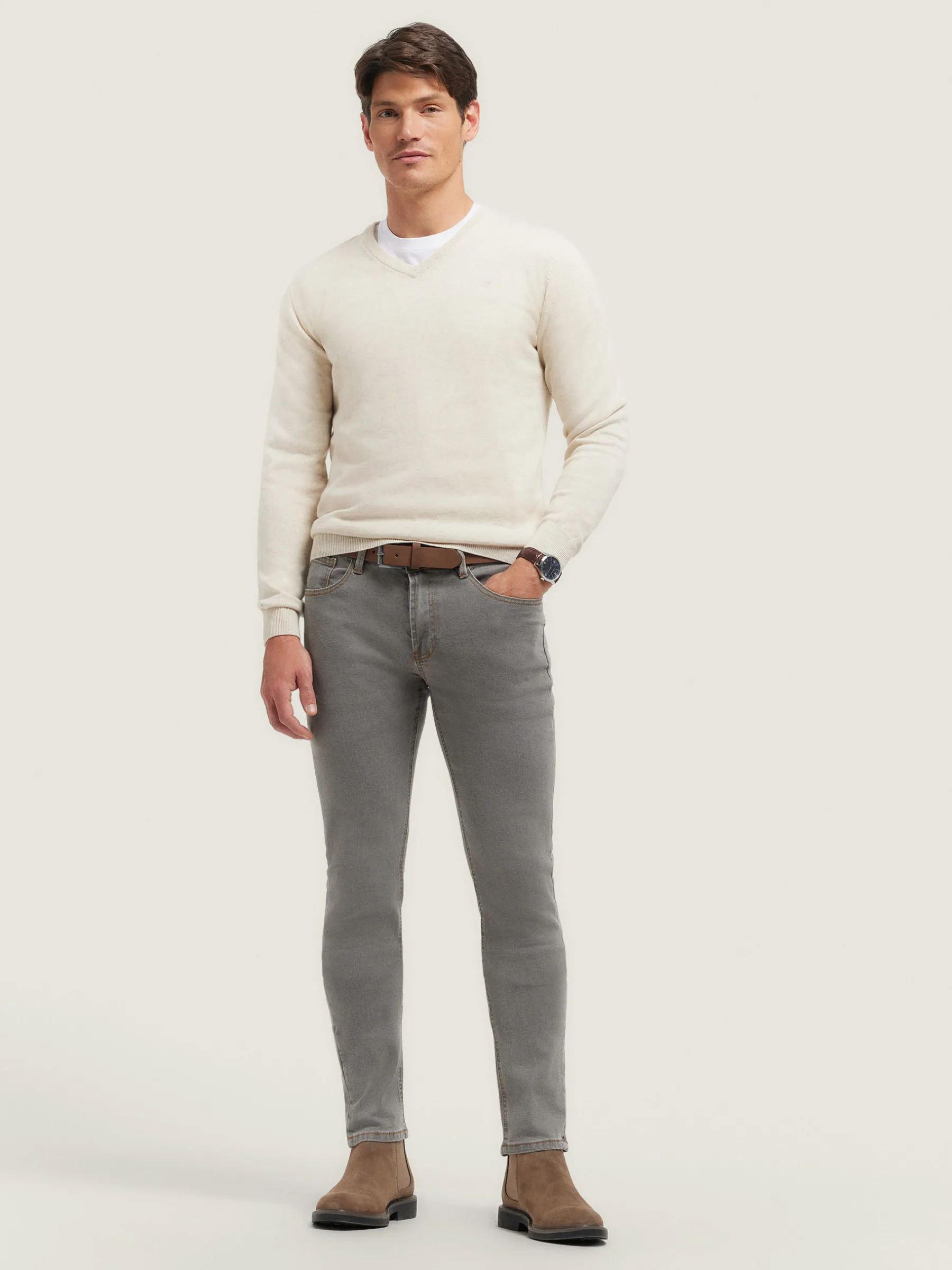 Best JERSEY V-NECK TRENDY Hombre Jerséis