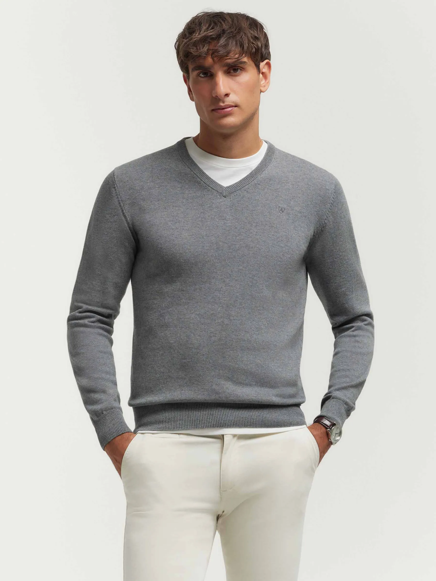 Store JERSEY V-NECK TRENDY Hombre Jerséis