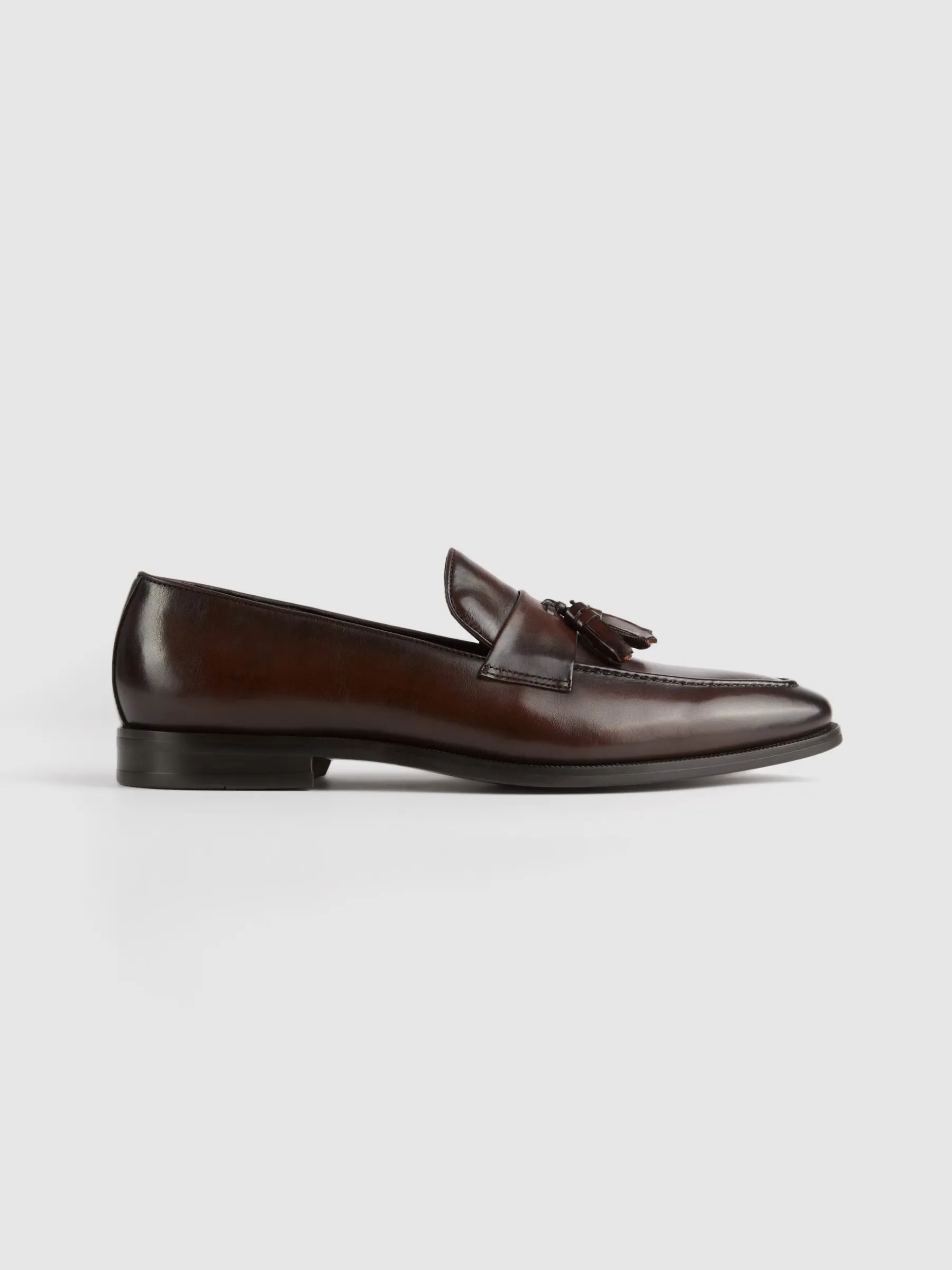 Online MOCASIN ANTIFAZ BORLAS MARRÓN Hombre Vestir