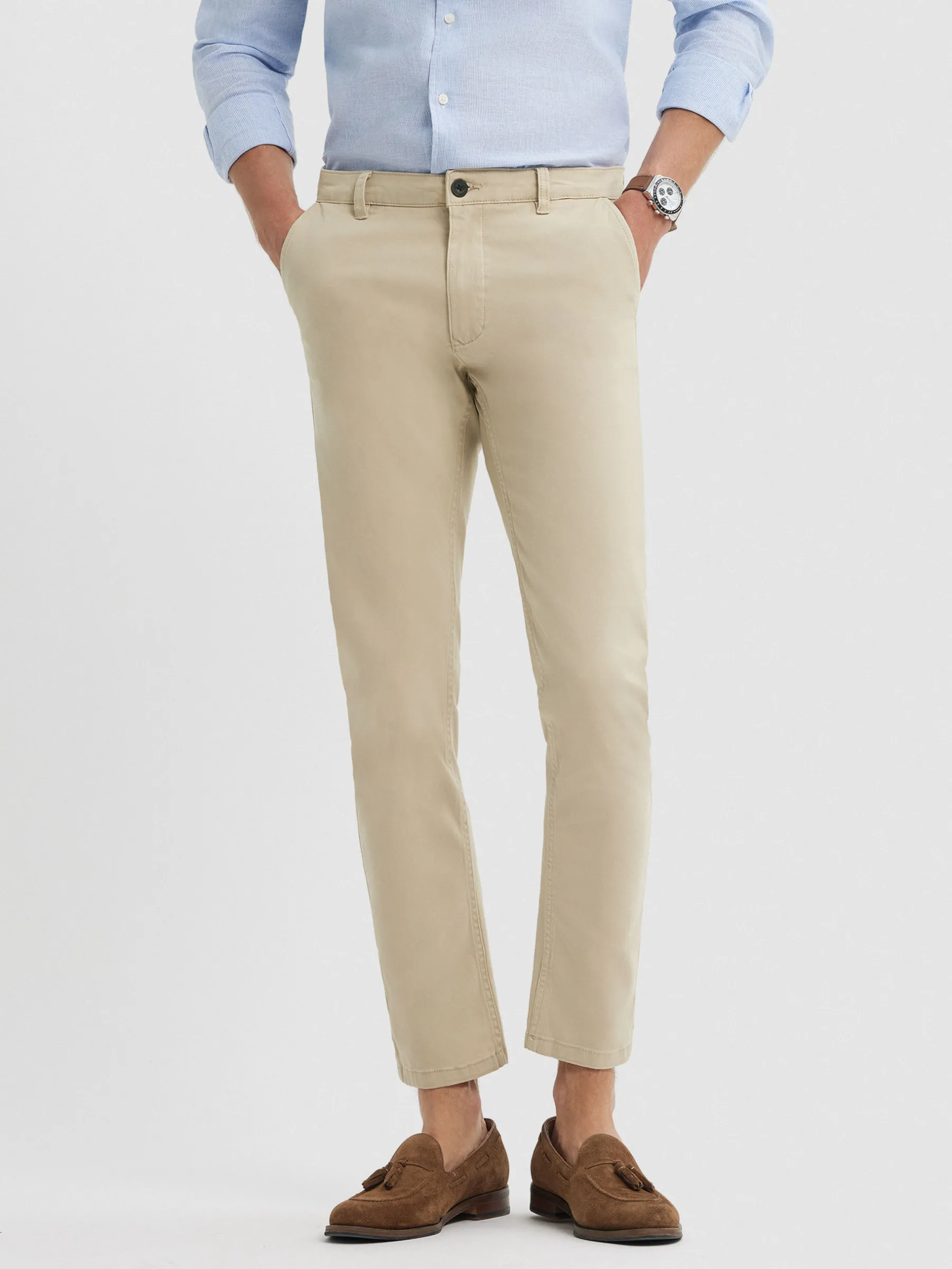 Hot PANTALON CHINO SLIM FIT Hombre Chino
