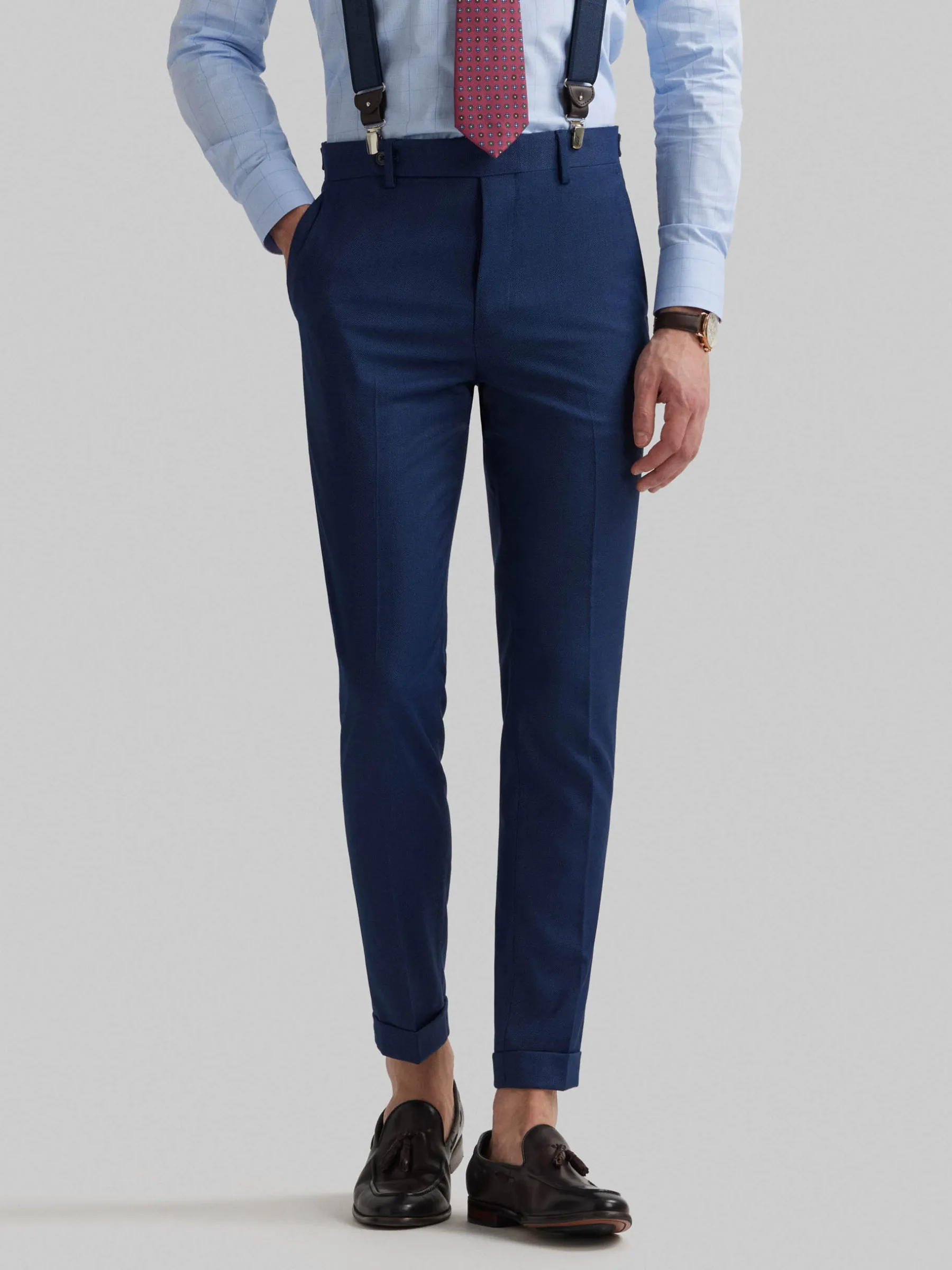Sale PANTALON NAPOLI MICROBIRD Hombre Trajes | Trajes