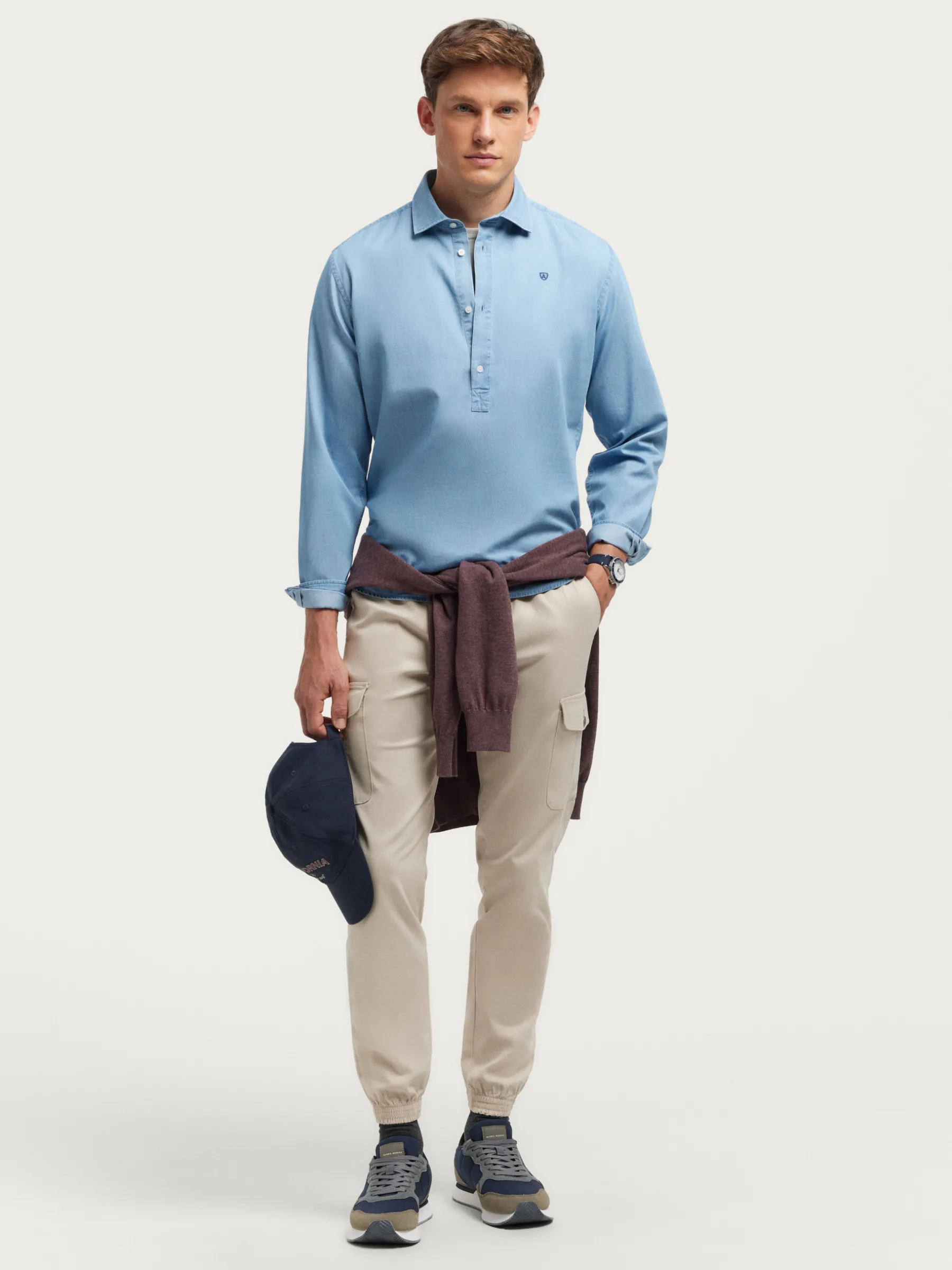 Flash Sale POLERA DENIM Hombre Poleras | Casual