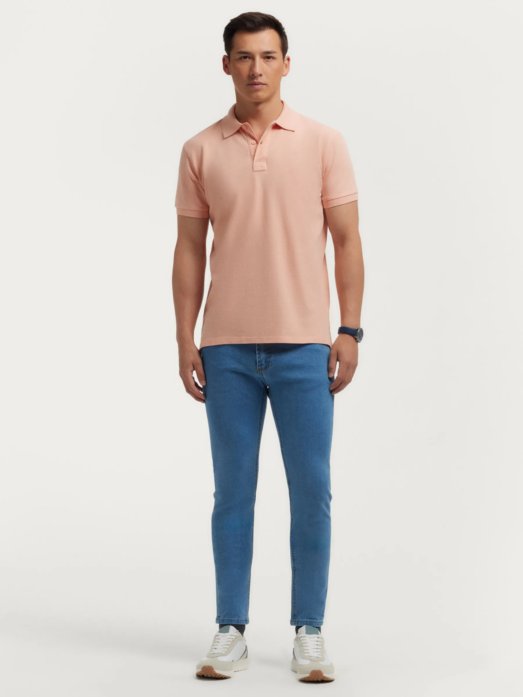 Cheap POLO SCOOBY SALMÓN Hombre Polos Y Poleras