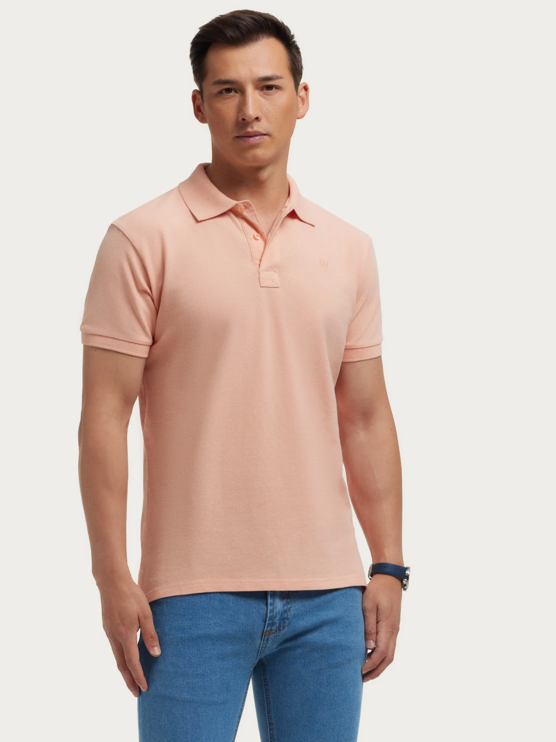 Cheap POLO SCOOBY SALMÓN Hombre Polos Y Poleras